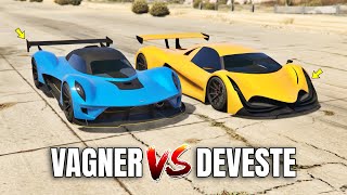 GTA 5 ONLINE  DEVESTE VS VAGNER WHICH IS FASTEST [upl. by Sonitnatsok]