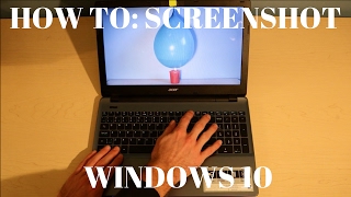 How to Take a Screenshot in Windows 10 [upl. by Kerekes]