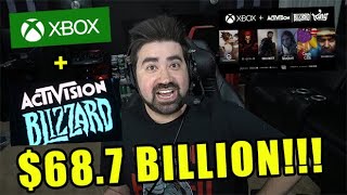 Microsoft Xbox Buys Activision Blizzard for 687 BILLION DOLLARS [upl. by Rania192]