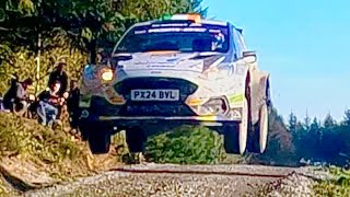 CAMBRIAN RALLY 2024 BIG JUMPS SPIN amp ACTION [upl. by Lipman]