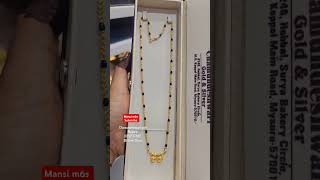 Mangalya chain mangalsutra Gold jewellery collections [upl. by Asyram]