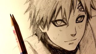 ASMR  Pencil Drawing 101  Gaara Request [upl. by Rednal]