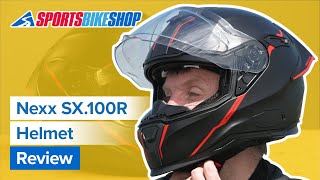 Nexx SX100R motorcycle helmet review  Sportsbikeshop [upl. by Bradski334]