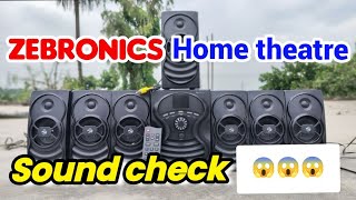 ॥ zebronics home theatre ॥ sound check ✅✅ ॥ soundcheck zebronics manojdey technicalguruji [upl. by Kreda]