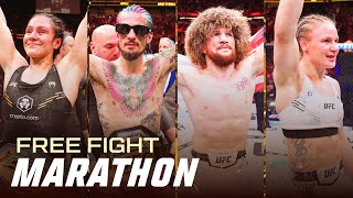 UFC 306 Free Fight Marathon [upl. by Naoj]