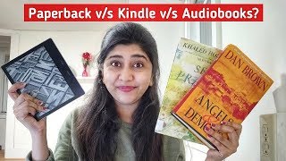 Paperback या Kindle या Audio Books  जाने कौनसा माध्यम है सस्ता और बेहतर [upl. by Elocn]