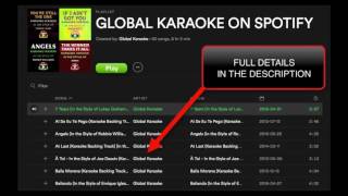 90 Karaoke Songs Snippets  Global Karaoke  Spotify Playlist [upl. by Tisman517]