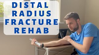 Distal Radius Fracture Therapy Exercises [upl. by Odlanor105]