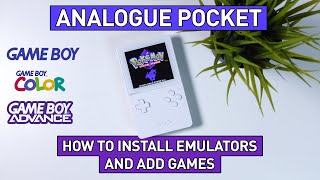 Analogue Pocket in 2024  How To Add Emulators amp Roms GUIDE [upl. by Vevina]