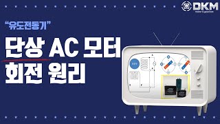 단상 AC모터 회전 원리단상 AC모터에는 콘덴서가 왜 필요할까요 [upl. by Rovner340]