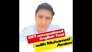 Occupational English Test OET Speaking Test1 with M Amien [upl. by Menon]