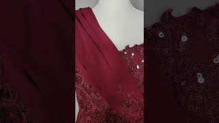 JJ House Burgundy One Shoulder Dress See Measurements SM [upl. by Enywad]