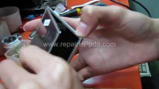 How to Repair Touch screen  Digitizer  for HP iPAQ h1940 h1945 series [upl. by Akcirahs]