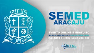 CONCURSO SEMED ARACAJU PLANEJAMENTO DE ESTUDOS  LANÇAMENTO DO CURSO [upl. by Sylvanus]