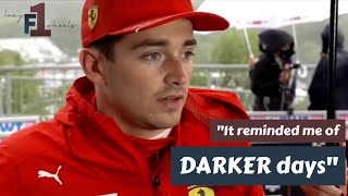 Charles Leclerc on Lando Norris Crash  ITS TOO DANGEROUS  Belgian GP [upl. by Barri349]