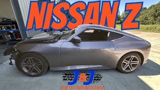 2023 Nissan Z Sport Z400 RZ34 Part Out J amp J Auto Wrecking Test Video Stock  RPNS217 [upl. by Aerbas]