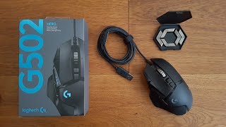 Logitech G502 Hero BEST GAMING MOUSE EVER Unboxing and Complete Setup [upl. by Pliner]