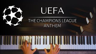 UEFA Champions League Anthem easy piano for 3 hands  piano sheets [upl. by Hoenack228]