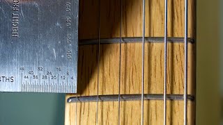 How Far Should Guitar Strings Be From The Edge Of The Fretboard [upl. by Melia]