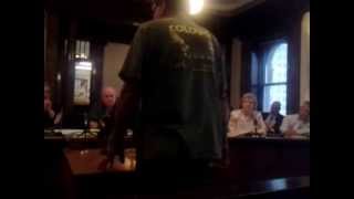 Unprofessionalism at WilkesBarre City Council meeting  June 13 2013 [upl. by Nairdad310]