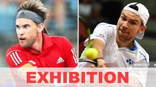 Dominic Thiem vs Jurij Rodionov EXHIBITION 2020 [upl. by Hodosh500]