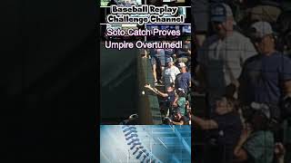 uan Soto proves umpire wrong on manager challenge replayshorts [upl. by Lagiba519]