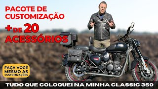 Customizações da minha royalenfieldclassic350 [upl. by Arther]