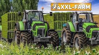 LS17 XXLFarm Der GRASBALLENKonvoi für die Tiere  LS17 Süd Thüringen 55 [upl. by Ennayelsel]