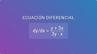 ecuación diferencial homogénea [upl. by Nicoline237]