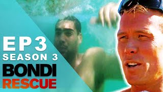 Lifeguard Saves Panicked Man Going Under  Bondi Rescue  Season 3 Episode 3 OFFICIAL UPLOAD [upl. by Javier]