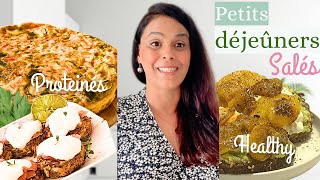 Petits déjeuners protéinés salésrecettehealthy protein petitdejeuner [upl. by Kubis]