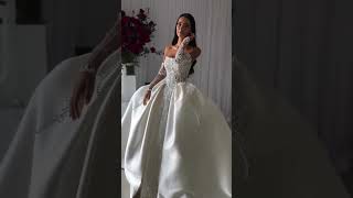 Christian Wedding Gowns 🤍 Book now at Christian Gowns 91 7525822582 shorts viral reels trending [upl. by Khosrow570]