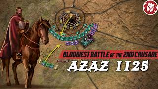 Battle of Azaz  Crusaders Turn the Tide  Animated Medieval History [upl. by Cully]