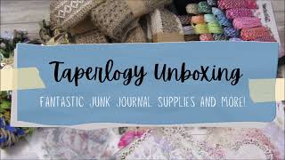 Taperlogy Unboxing  Fantastic Journal Supplies and More [upl. by Nuhsal415]