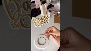 How to Make a Cake Topper [upl. by Einolem]