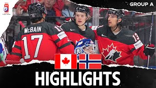 Highlights  Canada vs Norway  2024 MensWorlds [upl. by Anileuqcaj]