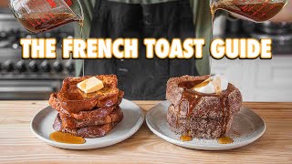 The Easy French Toast Guide 3 Ways [upl. by Ahtelra]