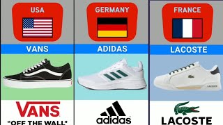 Shoes Brands From Different Countries [upl. by Stafford]