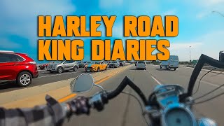 A Wild Ride Through the City Harley Road King Diaries [upl. by Nitsyrc]