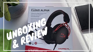 HyperX Cloud Alpha UNBOXING amp REVIEW  Is it worth the money [upl. by Ettevroc872]