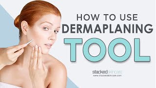 How To Properly Use Our Dermaplaning Tool at Home [upl. by Peisch535]