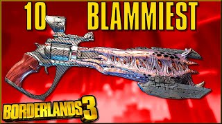 Top 10 BEST amp BLAMMIEST Legendary Weapons in Borderlands 3  Caedos Countdowns [upl. by Doniv204]