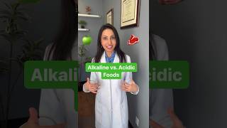 🍏 Alkaline vs Acidic Foods shorts healthylifestyle inflammation [upl. by Jezebel]