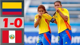 Colombia vs Peru Highlights  CONMEBOL Feminino SUB20 2024 Final Grupo  4242024 [upl. by Akerley682]