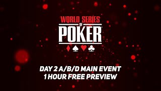 World Series of Poker 2021  Main Event Day 2 ABD LIVE [upl. by Lorelle]