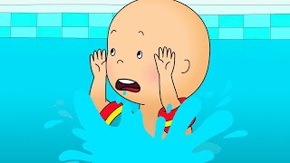 Caillou Cant Swim  Caillou Cartoon [upl. by Asilad]