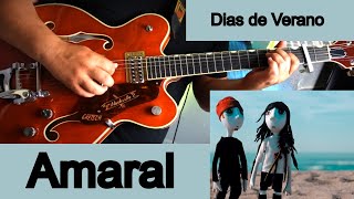 Dias de Verano Amaral Cover de guitarra  Version de GuitarraAmaral Alhambra guitarratutorial [upl. by Akinehs]