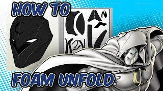 How to unfold in Pepakura  Moon Knight [upl. by Alimat793]