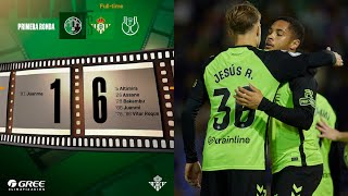 CD Gevora vs Real Betis 16 Resumen Copa del Rey 202425 real betis vs gevora [upl. by Hctim]