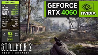 RTX 4060 on STALKER 2  1080p 1440p DLSS 3 and Frame Generation [upl. by Kerrison]